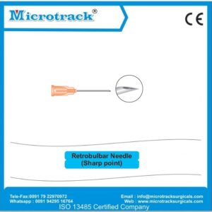 Retrobulbar Needle (Sharp point)