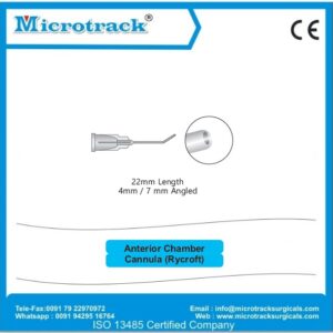 Anterior Chamber Cannula (Rycroft)