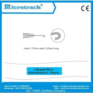 J Shaped Micro Hydrodissector - Pearce