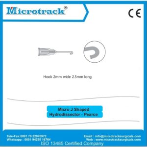 Micro J Shaped Hydrodissector - Pearce