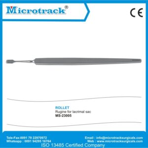 Rollet Rugine For Lacrimal Sac