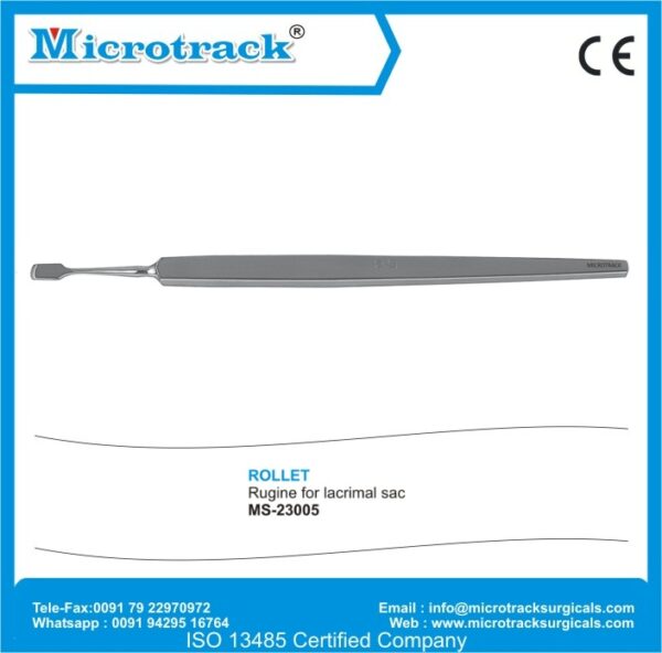 Rollet Rugine For Lacrimal Sac