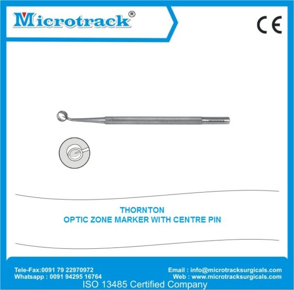 Thornton Optic Zone Marker With Center Pin