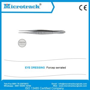 Eye Dressing Forceps Serrated