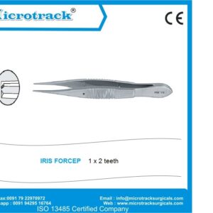 Iris Forcep 1 X 2 teeth