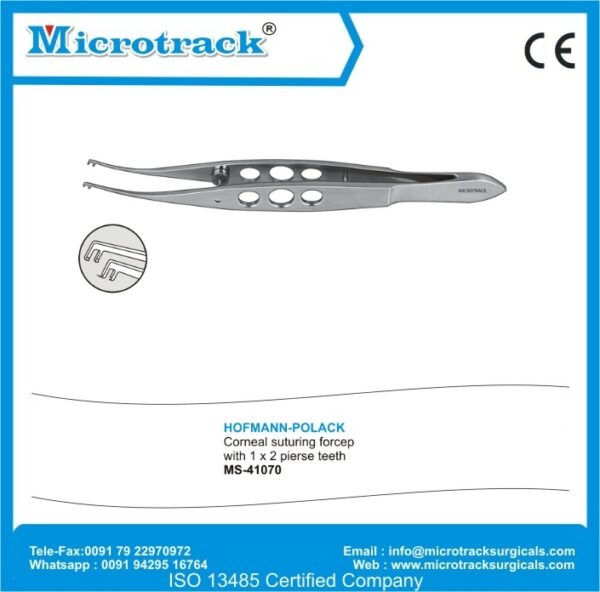 Hofmann-Polack Corneal Suturing Forcep