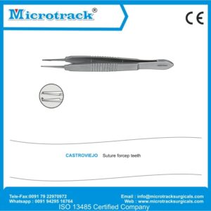 Castroviejo Suture Forcep Teeth