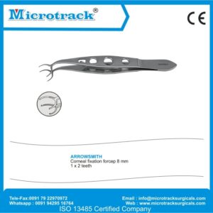 Arrowsmith Corneal Fixation forcep