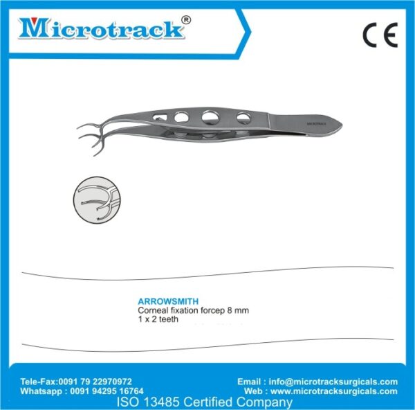 Arrowsmith Corneal Fixation forcep