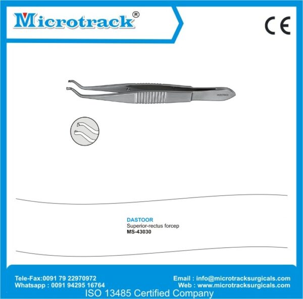 Dastoor Superior-Rectus Forcep