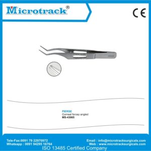 pierse Corneal Forcep angled