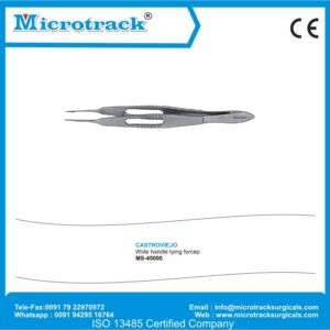 Castroviejo Wide Handle Tying Forcep