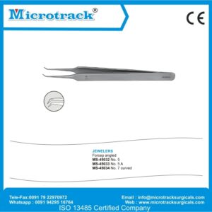 Jewelers Forcep Angled