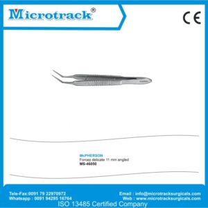 McPherson Forcep Delicate 11m Angled