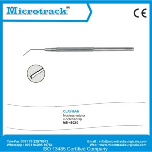 Clayman Nucleus Rotator V-Notched Tip