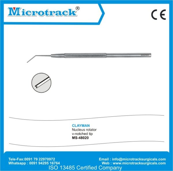 Clayman Nucleus Rotator V-Notched Tip