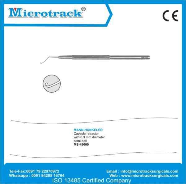 Mann-Hunkeler Capsule Retractor