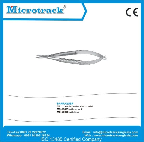 Barraquer Micro Needle Holder